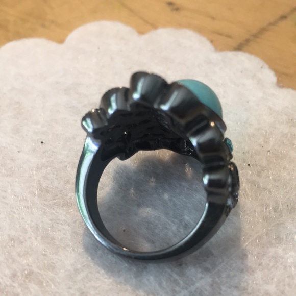 Blue Turquoise Gem Ring - Picture 5 of 6